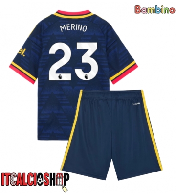 Arsenal Mikel Merino #23 Seconda Maglia Bambino 2026-27 Manica Corta (+ Pantaloni corti)